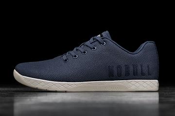 Women's Nobull Ivory Trainers Navy | SG F2999D